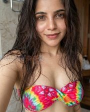 Breezy Actress Divya Bharathi in a Multicolor Tie Dye Bandeau Bikini Top Photos 01 Breezy Actress Divya Bharathi in a Multicolor Tie Dye Bandeau Bikini Top Photos 01