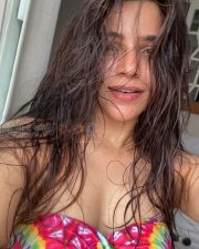 Breezy Actress Divya Bharathi in a Multicolor Tie Dye Bandeau Bikini Top Photos 04 Breezy Actress Divya Bharathi in a Multicolor Tie Dye Bandeau Bikini Top Photos 04