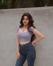 Charming Actress Divya Bharathi in a Lavender Ribbed Crop Top and Blue Jeans Photos 04 Charming Actress Divya Bharathi in a Lavender Ribbed Crop Top and Blue Jeans Photos 04
