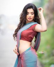 Gorgeous Viranika Shetty Hot Saree Photoshoot Pictures 03