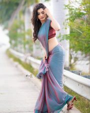 Gorgeous Viranika Shetty Hot Saree Photoshoot Pictures 06