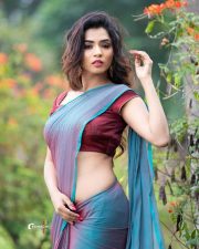 Gorgeous Viranika Shetty Hot Saree Photoshoot Pictures 08