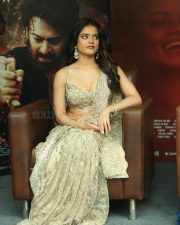 Heroine Riddhi Kumar at The Raja Saab Movie Success Meet Pictures 17