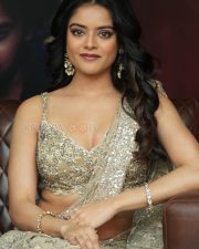 Heroine Riddhi Kumar at The Raja Saab Movie Success Meet Pictures 62