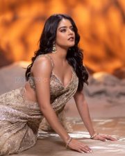 Resplendent Actress Riddhi Kumar in a Champagne Gold Embellished Saree Photos 03 Resplendent Actress Riddhi Kumar in a Champagne Gold Embellished Saree Photos 03