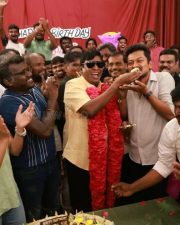 Vadivelu Birthday Celebration at Maamannan Movie Shooting Photos 05