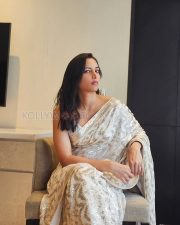 Luminous Actress Shrinidhi Shetty in a White Gold Sequined Saree Photos 05 Luminous Actress Shrinidhi Shetty in a White Gold Sequined Saree Photos 05