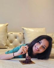 Luminous Actress Srinidhi Shetty in a Peacock Teal Kanjivaram Silk Saree Purple Border Photos 03 Luminous Actress Srinidhi Shetty in a Peacock Teal Kanjivaram Silk Saree Purple Border Photos 03