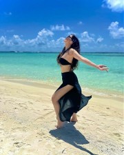 Raai Laxmi Maldvies Holiday Photo