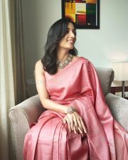 Radiant Actress Srinidhi Shetty in a Pink Silk Saree Photos 03 Radiant Actress Srinidhi Shetty in a Pink Silk Saree Photos 03