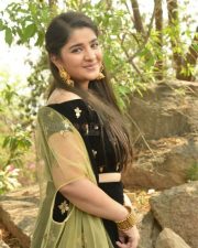 Actress Ananya Agarwal at Organic Mama Hybrid Alludu Movie Opening Photos 01