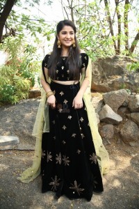 Actress Ananya Agarwal at Organic Mama Hybrid Alludu Movie Opening Photos 04