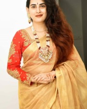 Actress Archana Veda At Pre launch Curtain Raiser Of Sri Krishna Silks Pictures 02