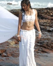Actress Madhavi Latha Hot Sexy Wet Saree Photos 04