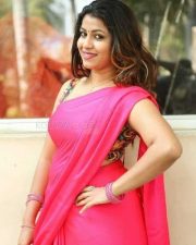 Telugu Actress Geetanjali Red Saree Photos 06
