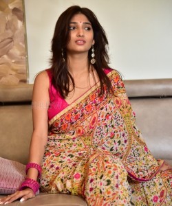 Telugu Actress Priya Vadlamani at Mukhachitram Movie Interview Pictures 14