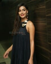 Actress Anisha Ambrose Black Dress Photos 01