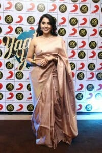 Actress Harshadaa Vijay at Yaathi Yaathi Music Video Celebration Meet Event Pictures 01