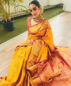 Actress Namitha Pramod Traditional Photoshoot Pictures 02