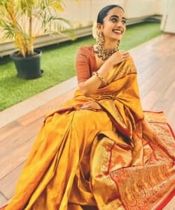 Actress Namitha Pramod Traditional Photoshoot Pictures 07