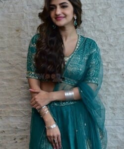 Actress SreeLeela at Dhamaka Movie Q A Press Meet Photos 14