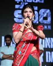 Actress Sreeleela at Bhagavanth Kesari Blockbuster Dawath Celebrations Photos 09