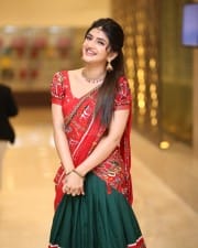 Actress Sreeleela at Bhagavanth Kesari Blockbuster Dawath Celebrations Photos 11