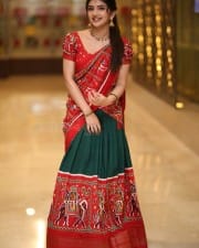 Actress Sreeleela at Bhagavanth Kesari Blockbuster Dawath Celebrations Photos 13