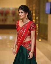 Actress Sreeleela at Bhagavanth Kesari Blockbuster Dawath Celebrations Photos 18