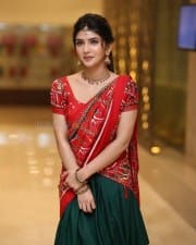 Actress Sreeleela at Bhagavanth Kesari Blockbuster Dawath Celebrations Photos 19