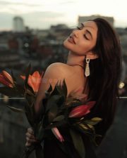 Adorable Sreeleela in a Black Glamour Off Shoulder Dress Pictures 01