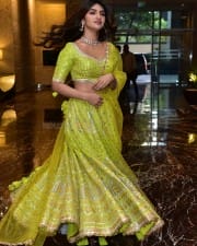 Beautiful Actress Sreeleela at Aadikeshava Song Launch Photos 12