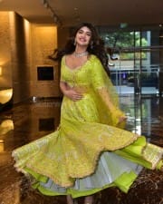Beautiful Actress Sreeleela at Aadikeshava Song Launch Photos 27