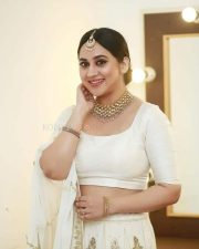 Beautiful Malayalam Actress Miya George in White Dress Photoshoot Stills 07