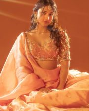 Dazzling and Cute Ritika Nayak in a Golden Lehenga Pictures 03