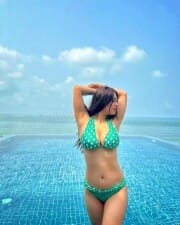 Hot Neha Malik Beach Bikini Photos 02