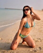 Hot Neha Malik Beach Bikini Pictures 05
