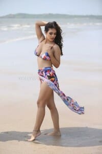 Neha Malik Sensual Bikini on the Beach Photo 01