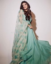 Riveting Sreeleela in a Blue Salwar Kurta Photos 03