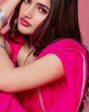 Saree Beauty Sreeleela in a Pink Saree Pictures 01