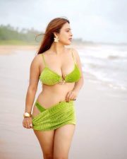 Sexy Curvy Beauty Neha Malik in a Two Piece Green Bikini Photos 01 Sexy Curvy Beauty Neha Malik in a Two Piece Green Bikini Photos 01