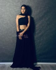 Sexy Jennifer Winget in a Black Lehenga Photos 05
