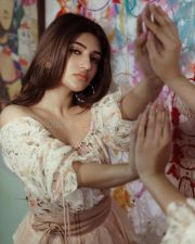 Stunning Sreeleela in a Floral Tulle Off Shoulder Dress Pictures 02 Stunning Sreeleela in a Floral Tulle Off Shoulder Dress Pictures 02