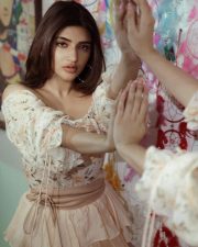 Stunning Sreeleela in a Floral Tulle Off Shoulder Dress Pictures 06 Stunning Sreeleela in a Floral Tulle Off Shoulder Dress Pictures 06