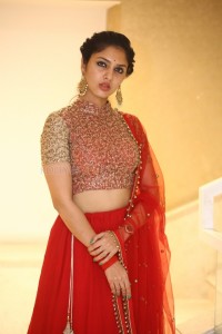Actress Apsara Gayatri at Gandharwa Movie Pre Release Event Pictures 08