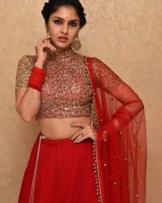 Actress Apsara Gayatri at Gandharwa Movie Pre Release Event Pictures 20
