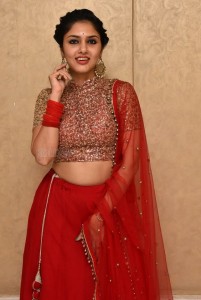 Actress Apsara Gayatri at Gandharwa Movie Pre Release Event Pictures 21