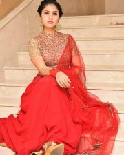 Actress Apsara Gayatri at Gandharwa Movie Pre Release Event Pictures 30