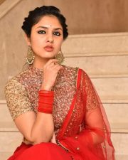 Actress Apsara Gayatri at Gandharwa Movie Pre Release Event Pictures 31