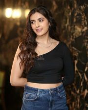 Actress Divyansha Kaushik at Michael Movie Press Meet Photos 12